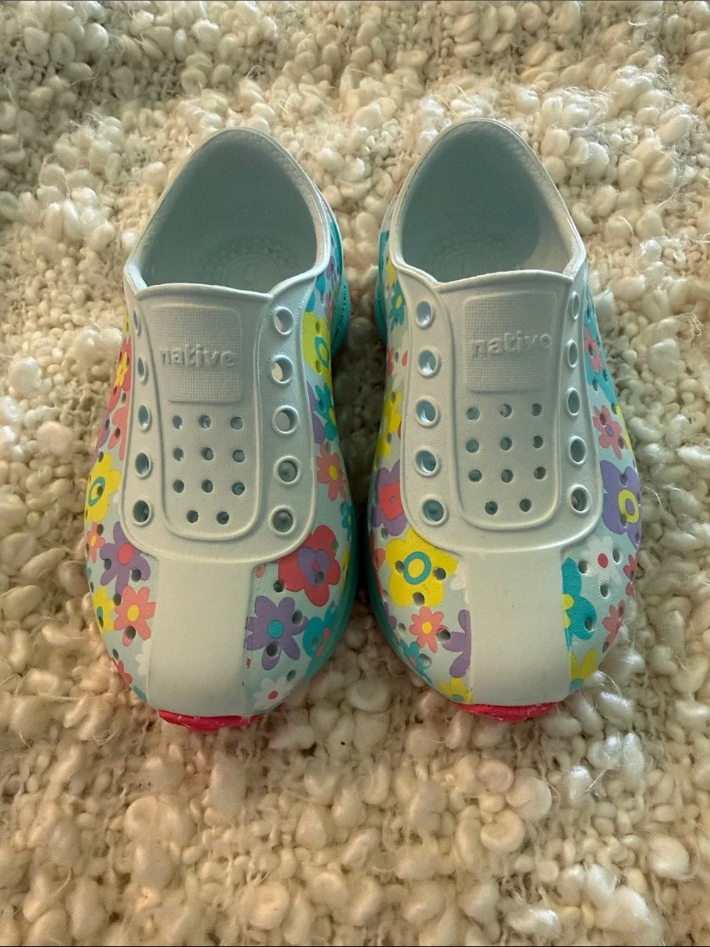 Native Kids Floral Robbie Sugarlite Shoes